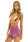 BOLT STITCH CLUB SHORTS - FADED BERRY