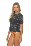 BANDANA BOYFRIEND TEE - CHARCOAL