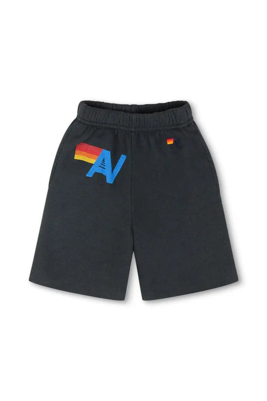 LOGO KIDS SWEATSHORTS - CHARCOAL