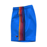MEN'S 5 STRIPE FLEX SHORTS - PARROT BLUE