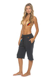 LOGO SWEATSHORTS - CHARCOAL