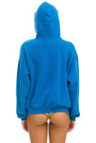 LOGO PULLOVER RELAXED HOODIE - OCEAN