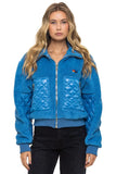 TEDDY FULL ZIP JACKET - OCEAN