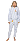 LOS ANGELES DODGERS PINSTRIPE 2026 SWEATPANTS - WHITE // BLUE