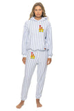 LOS ANGELES DODGERS PINSTRIPE 2026 SWEATPANTS - WHITE // BLUE