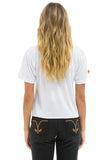 NY YANKEES AVIATOR NATION BOYFRIEND TEE - WHITE