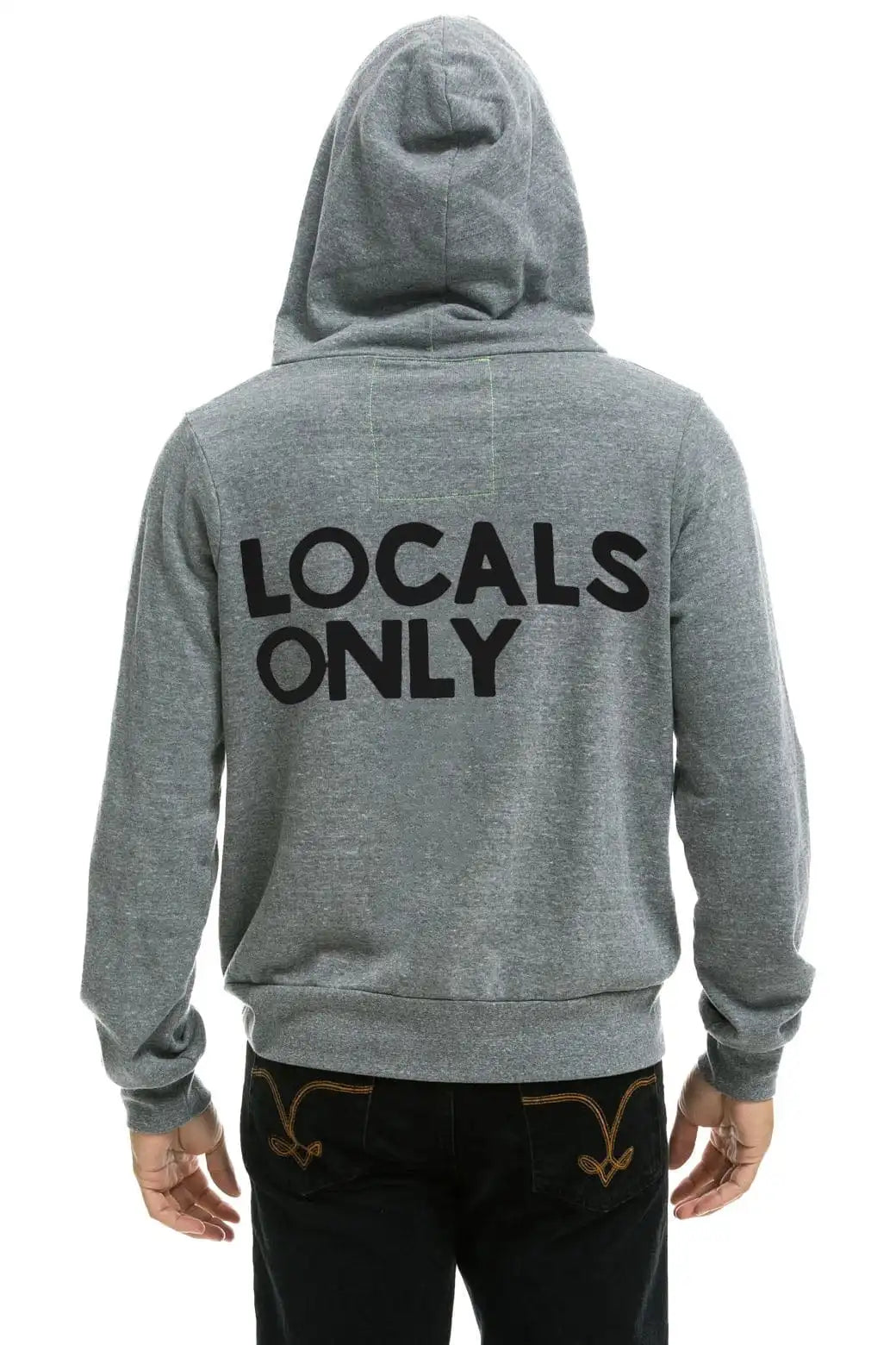 LOCALS ONLY HOODIE - HEATHER GREY