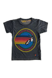 KID'S AVIATOR NATION HAIGHT ASHBURY TEE - CHARCOAL