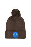 PALM TREE FESTIVAL ASPEN 2025 POM POM BEANIE - BROWN