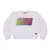 LOS ANGELES DODGERS 2026 RELAXED CREW SWEATSHIRT - WHITE