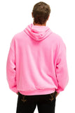 LOVER RELAXED PULLOVER HOODIE - NEON PINK