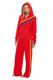 DISCO ZIP HOODIE - RED