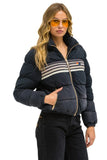 5 STRIPE FADED APRES JACKET - FADED SMOKE