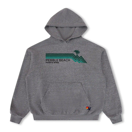 PEBBLE BEACH FOOD & WINE 2026 PULLOVER HOODIE RELAXED - HEATHER GREY