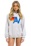 LOGO PULLOVER RELAXED HOODIE - DOVE