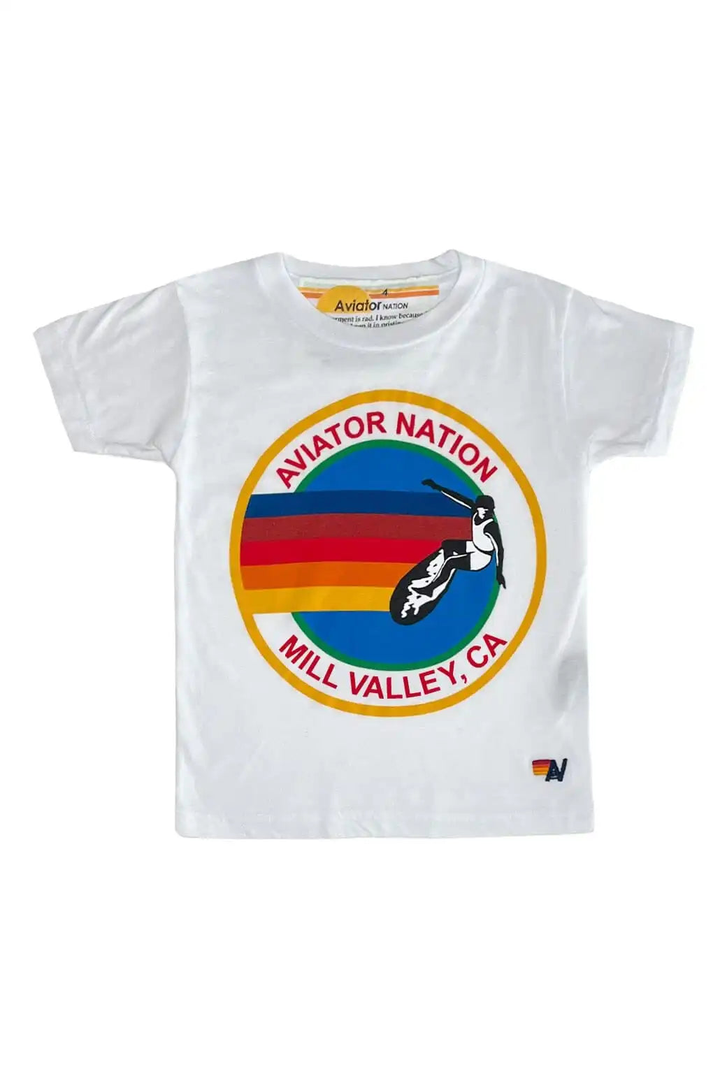 KID'S AVIATOR NATION MILL VALLEY TEE - WHITE