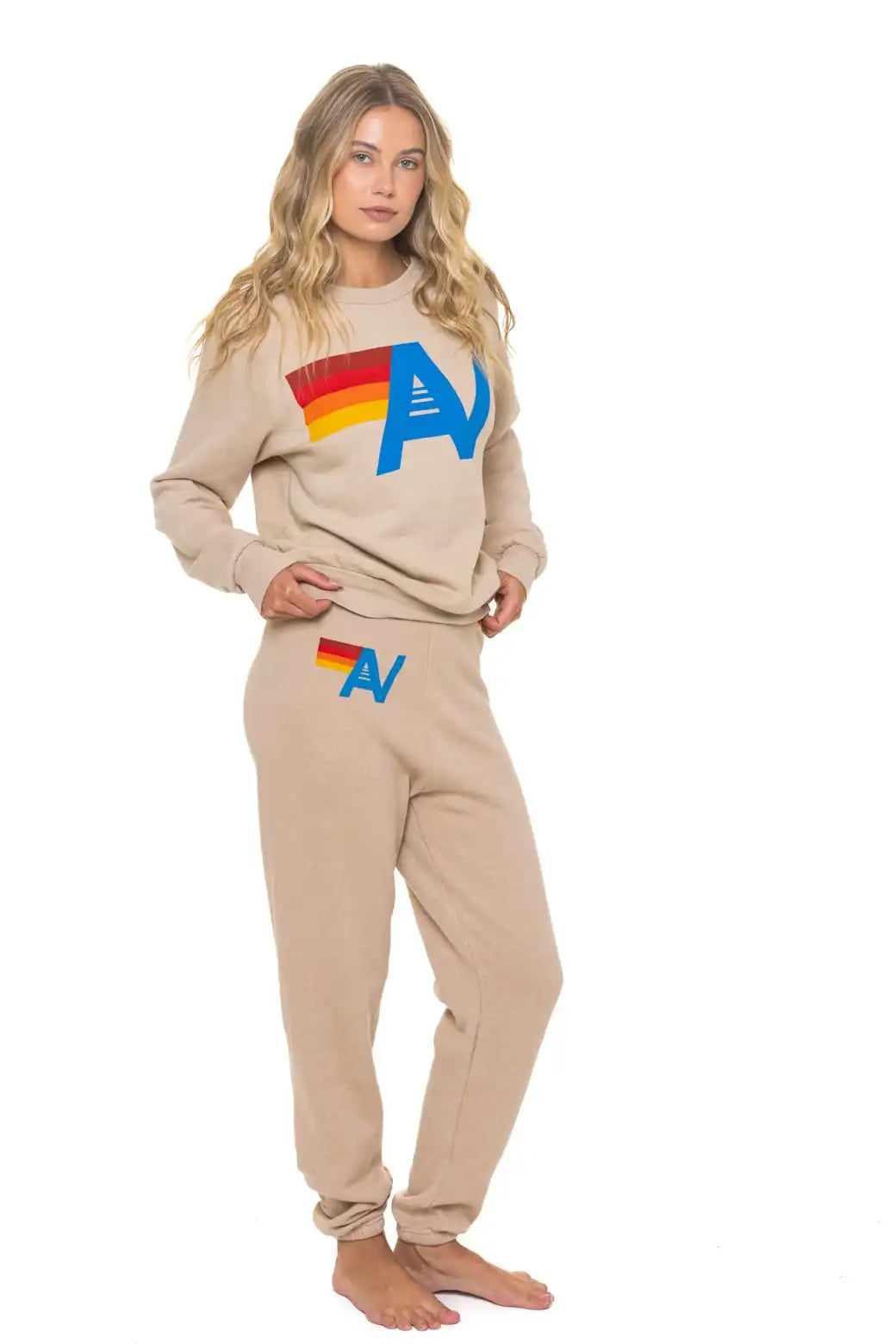 LOGO SWEATSHIRT - SAND