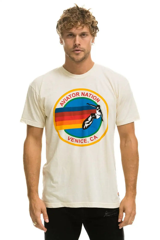 SIGNATURE VENICE TEE - VINTAGE WHITE