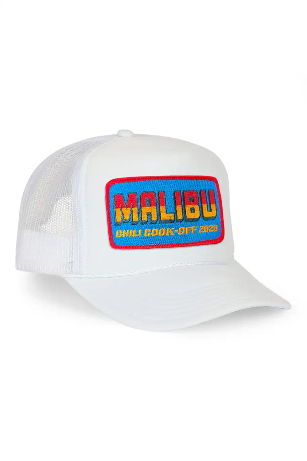 MALIBU CHILI COOK-OFF 2026 VINTAGE LOW RISE TRUCKER - WHITE