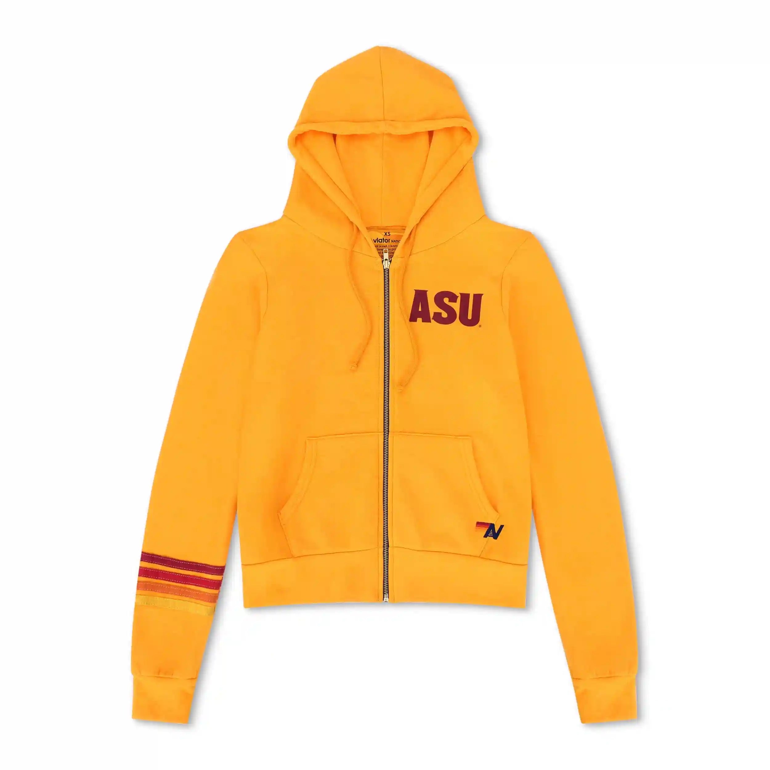 ASU FORK 'EM DEVILS ZIP HOODIE - GOLD