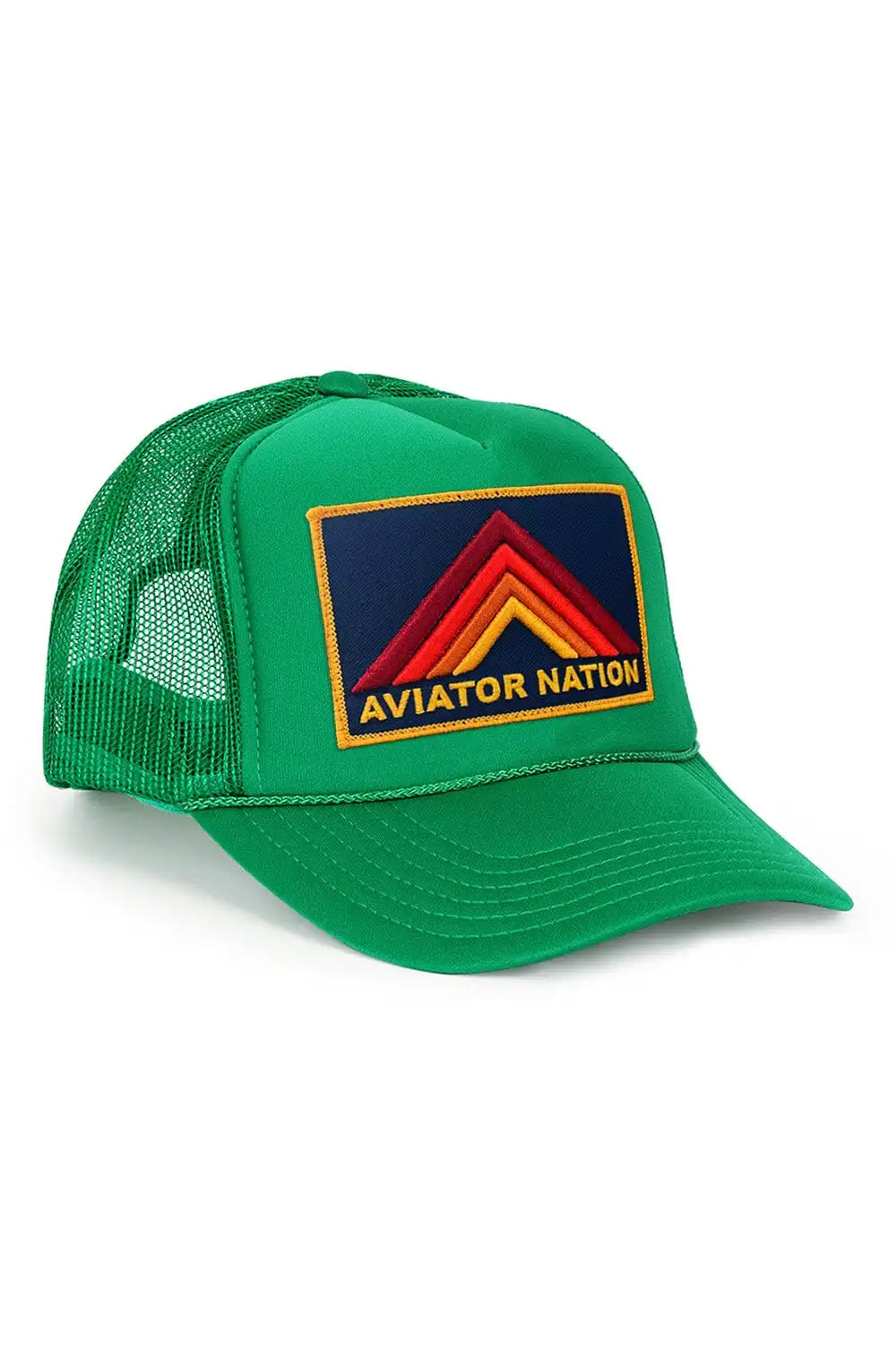 MOUNTAIN STRIPE VINTAGE TRUCKER HAT