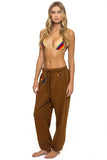 LOGO SWEATPANTS - CINNAMON