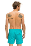 MEN'S 5 STRIPE FLEX SHORTS - JADE