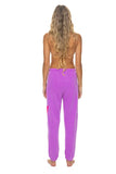 BOLT SWEATPANTS - NEON PURPLE // NEON PINK