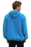 LOGO PULLOVER RELAXED HOODIE - COBALT