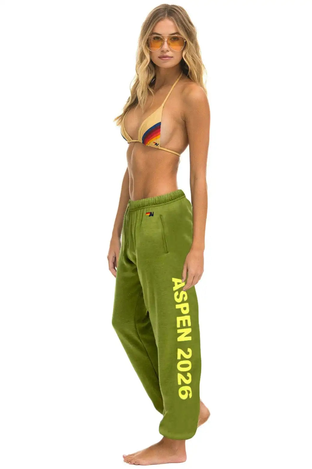 PALM TREE FEST ASPEN 2026 UNISEX POCKET SWEATPANTS - JUNGLE GREEN