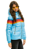 5 STRIPE TREKKER JACKET - GLOSSY SKY
