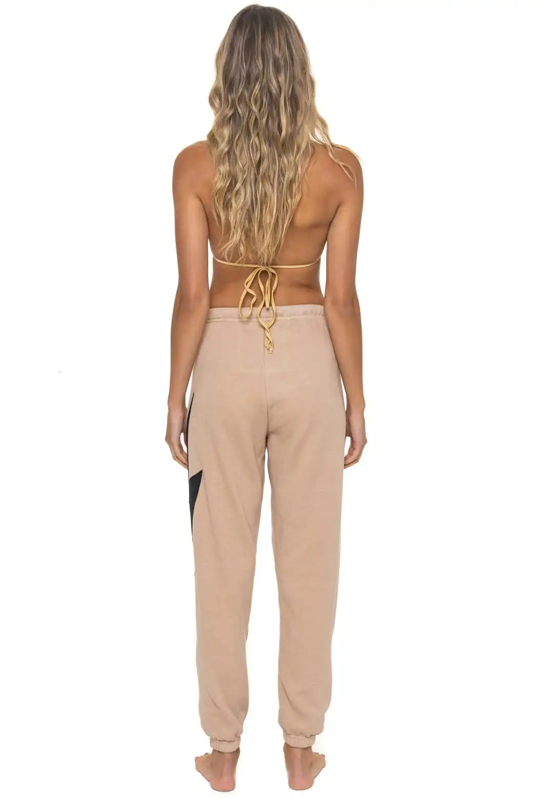 BOLT STITCH SWEATPANTS - SAND