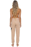 BOLT STITCH SWEATPANTS - SAND