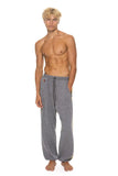 5 STRIPE SWEATPANTS - HEATHER GREY