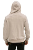 5 STRIPE HOODIE - SAND // TAN