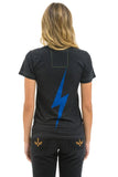 NY METS BOLT CREW TEE - BLACK