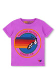 KID'S AVIATOR NATION VENICE TEE - NEON PURPLE