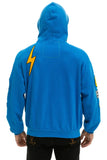 VINTAGE PATCH RELAXED PULLOVER HOODIE- OCEAN