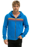 5 STRIPE HOODIE - OCEAN
