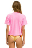 LOGO BOYFRIEND TEE - NEON PINK