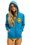 SMILEY 2 HOODIE - OCEAN