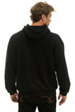 LOCALS ONLY RELAXED PULLOVER HOODIE - BLACK