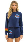TEXAS RANGERS WOMEN'S LOUNGER SHORT - NAVY