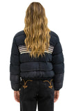 5 STRIPE FADED APRES JACKET - FADED SMOKE