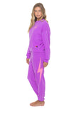BOLT STITCH RELAXED CREW SWEATSHIRT - NEON PURPLE // NEON PINK