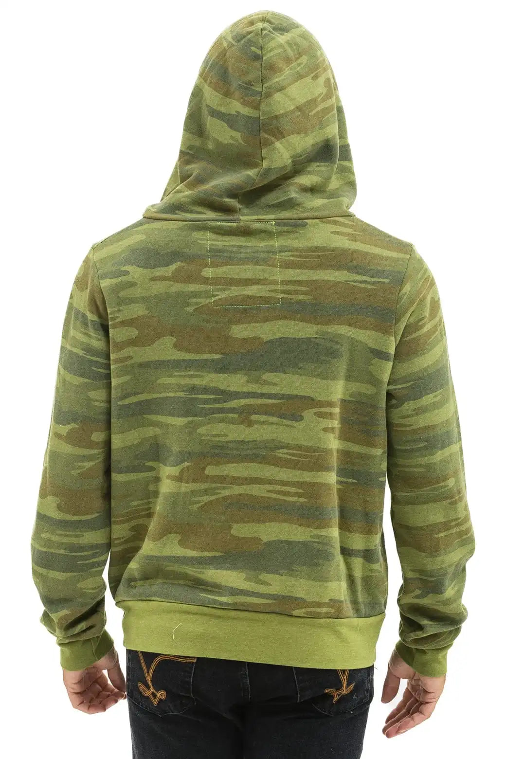 HEART 2 HOODIE - CAMO // NEON PINK