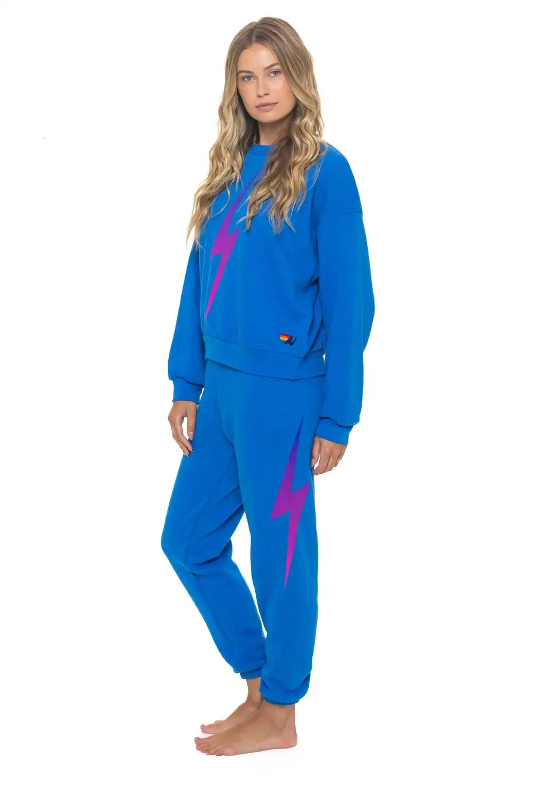 BOLT FADE SWEATPANTS - OCEAN // PINK // PURPLE