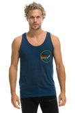 MEN'S AVIATOR NATION VENICE TANK - NAVY