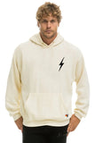 BOLT STITCH RELAXED PULLOVER HOODIE - VINTAGE WHITE