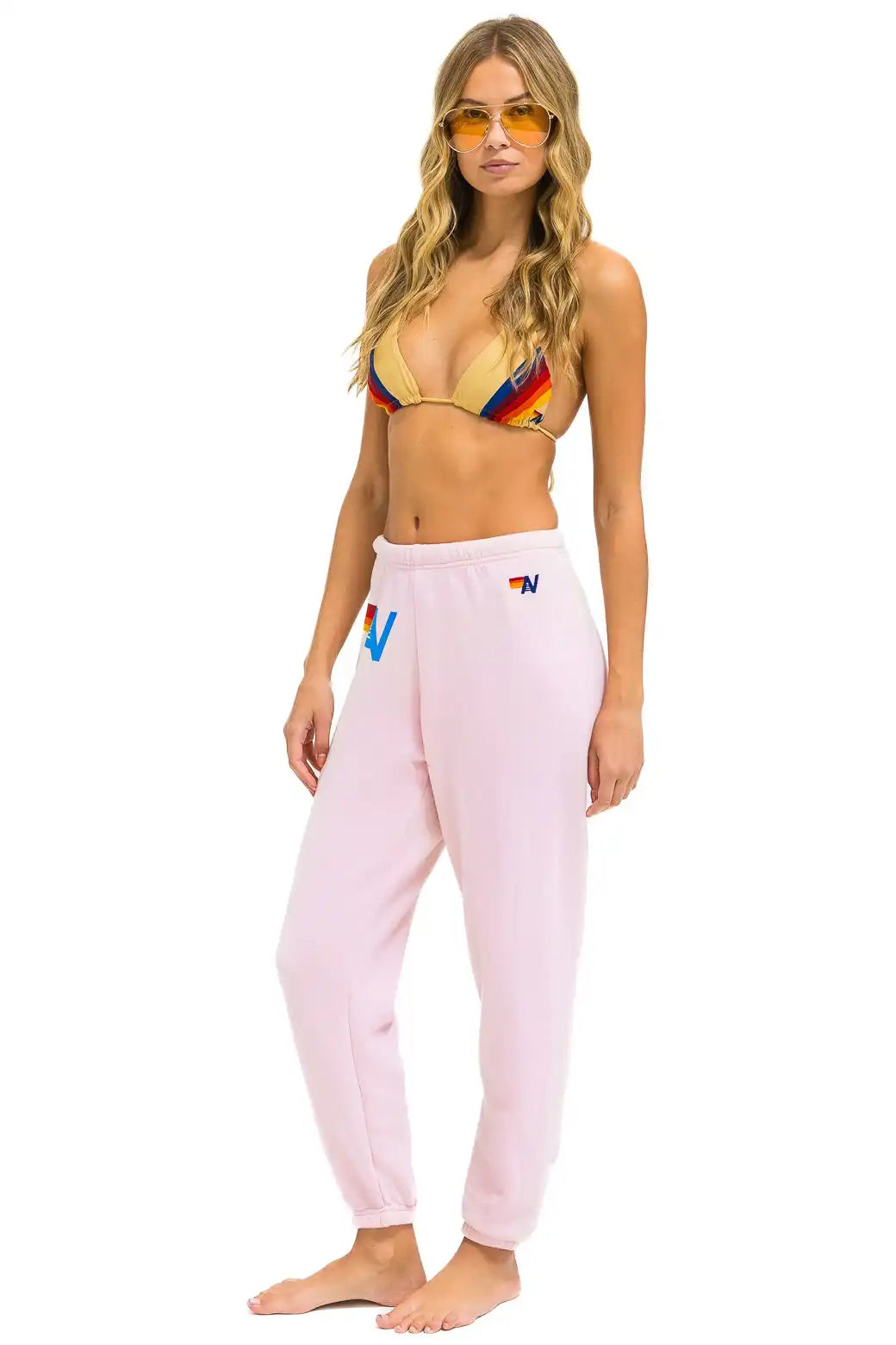 LOGO SWEATPANTS - LIGHT PINK